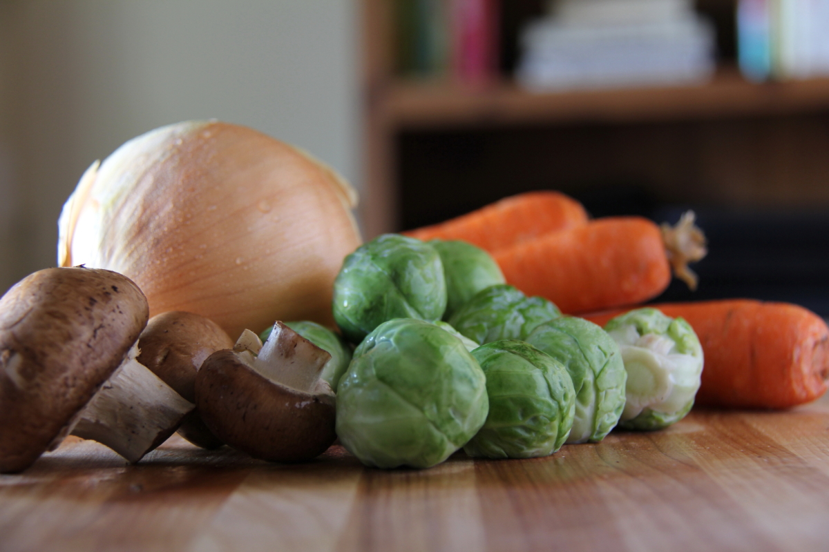 Veggies for Paleo Breakfast Hash